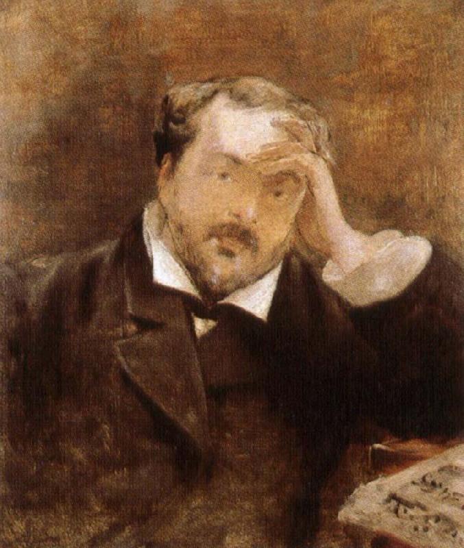 george moore painted in 1881 by edouard manet oil painting image